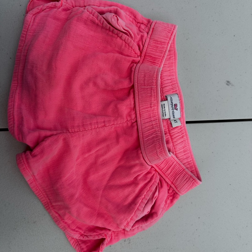 Vineyard Vines Pink Cotton Shorts